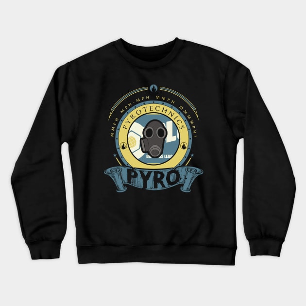 Pyro - Blue Team Crewneck Sweatshirt by FlashRepublic